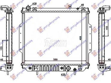 HLADNJAK MOTORA 2.7 CRD DIZEL za Jeep Grand Cherokee od 1999. do 2005. god.