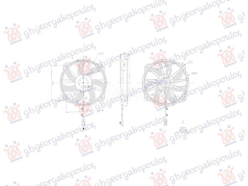 VENTILATOR BENZIN/DIZEL