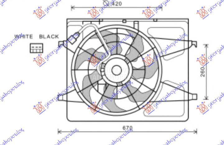 VENTILATOR KOMPLET (1.4/1.6 BE