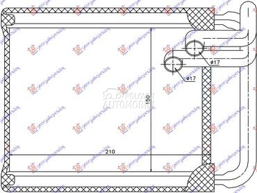 GREJAC KABINE (150x210x27) za Kia cee`d od 2007. do 2010. god.