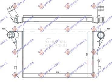 HLADNJAK INTERKULERA 2.0... za Audi A3 od 2003. do 2008. god.