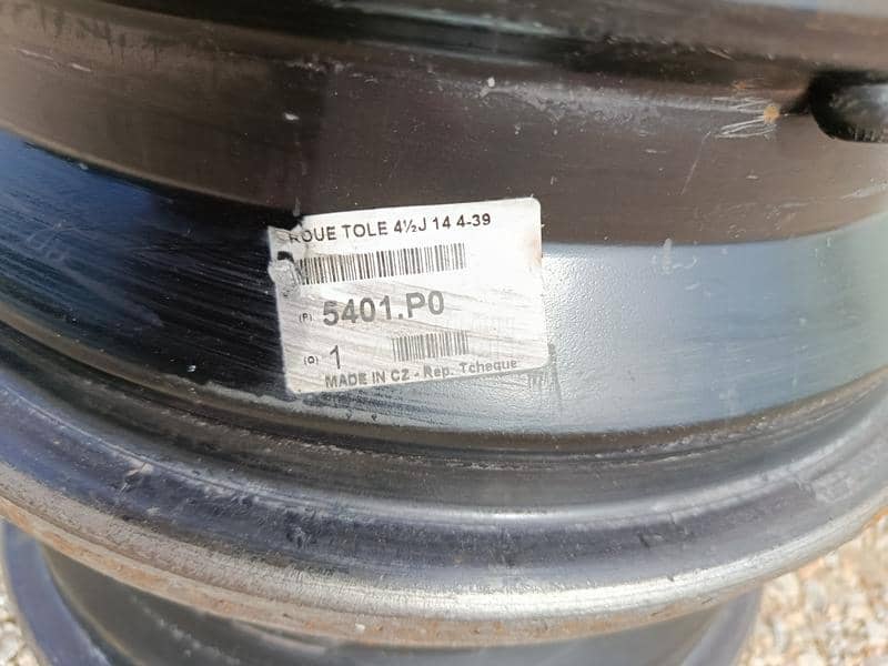 Čelične felne Citroen Toyota 14" 4 x 100