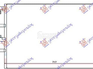 HLADNJAK KLIME 2.2 TDCi za Ford Transit Connect od 2013. do 2018. god.