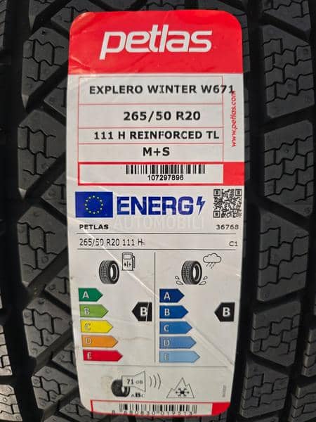 Petlas 265/50 R20 Zimska