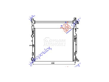 HLADNJAK MOTORA 1.6i 16V 1.5DC za Renault Kangoo od 2013. do 2021. god.