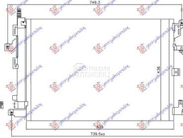HLADNJAK KLIME... za Volvo XC90 od 2003. do 2014. god.