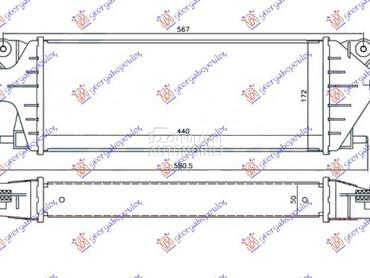 HLADNJAK INTERKULERA 2.0 JTD za Fiat Sedici za 2007. god.