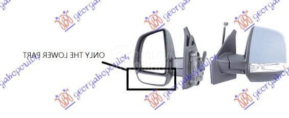 STAKLO RETROVIZORA Levo