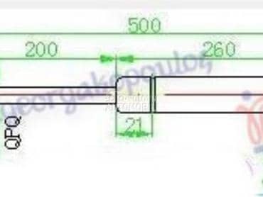 AMORTIZER HAUBE 350 njutna za Volkswagen Lupo od 1998. do 2005. god.