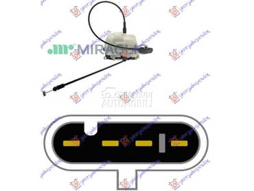 BRAVA PREDNJIH VRATA BELA... za Renault Megane od 2005. do 2008. god.