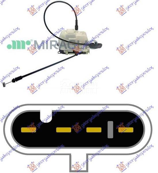 BRAVA PREDNJIH VRATA BELA...