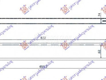 HLADNJAK MOTORA DODATNI 1.8 za Toyota Auris od 2010. do 2012. god.