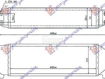 HLADNJAK INTERKULERA 2.0... za Ford Transit Connect od 2000. do 2006. god.