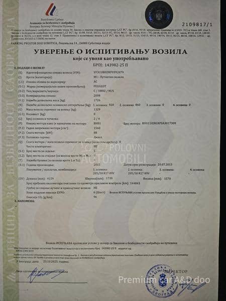 Peugeot 2008 1.6HDI PLATINIUM