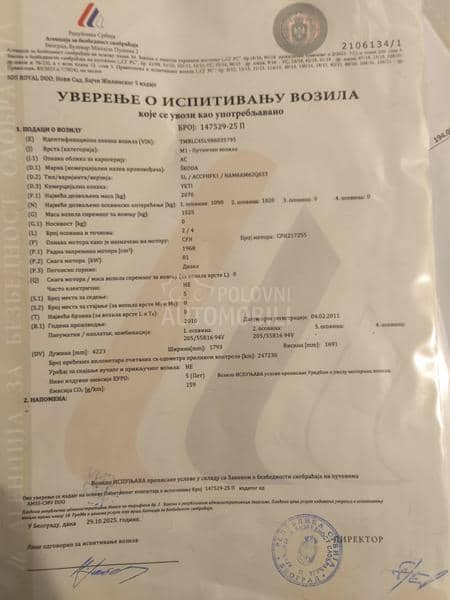 Škoda Yeti 2.0 tdi 4x4