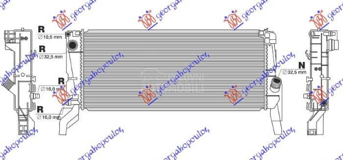 HLADNJAK MOTORA 2.0 BENZIN...
