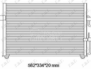HLADNJAK KLIME BENZIN (508x330 za Hyundai Accent od 1997. do 1999. god.