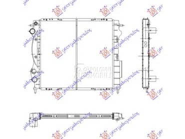 HLADNJAK MOTORA 1.2/1.4 8V () za Renault Clio od 1996. do 1998. god.