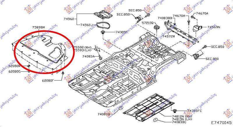 ZASTITA MOTORA ZADNJA DIZEL