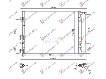 HLADNJAK KLIME za Hyundai i20 od 2008. do 2012. god.