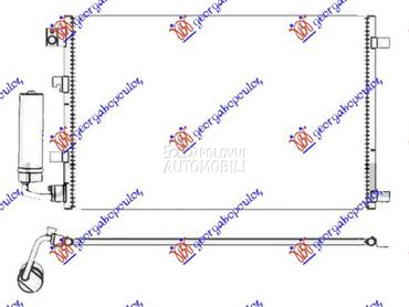 HLADNJAK KLIME 1.6 16V BENZIN za Nissan Qashqai od 2007. do 2010. god.