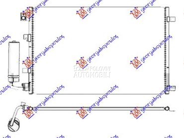 HLADNJAK KLIME 1.6 16V BENZIN za Nissan Qashqai od 2010. do 2013. god.