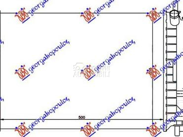 HLADNJAK MOTORA 1.0/1.3CC () za Ford Fiesta od 1996. do 1999. god.