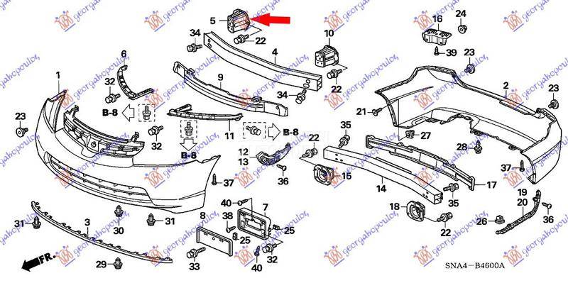 NOSAC PREDNJEG BRANIKA
