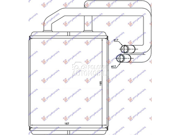 GREJAC KABINE za Kia Cerato od 2004. do 2009. god.