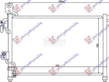HLADNJAK KLIME BENZIN/DIZEL (4 za Ford Ranger od 1999. do 2006. god.