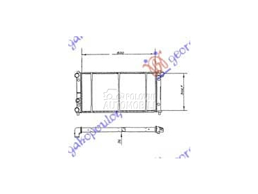 HLADNJAK MOTORA 1.2/1.5cc za Seat Ibiza od 1990. do 1992. god.
