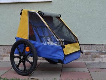 Chariot alu prikolica za bicikl za 2 deteta 