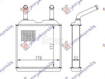 GREJAC KABINE za Opel Kadett od 1985. do 1988. god.
