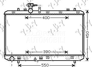 HLADNJAK MOTORA 1.5I/1.6i 16V