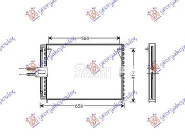HLADNJAK KLIME... za Renault Laguna od 1994. do 1998. god.