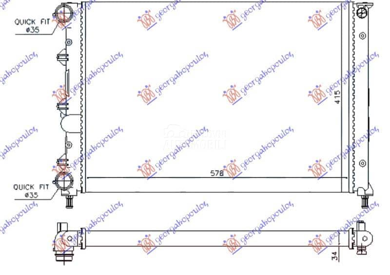 HLADNJAK MOTORA 1.6 16v...