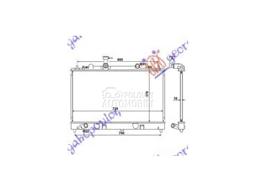 HLADNJAK MOTORA 2.3 BENZIN... za Mazda 6 od 2002. do 2008. god.