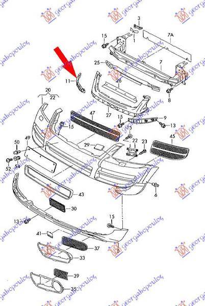 NOSAC PREDNJEG BRANIKA GORNJI