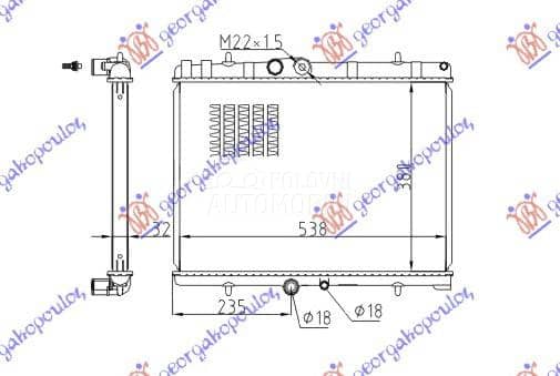 HLADNJAK MOTORA 2.0i 16V ()