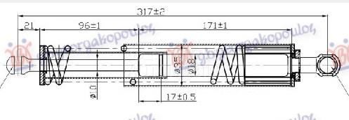 AMORTIZER GEPEK VRATA (SA SPOL