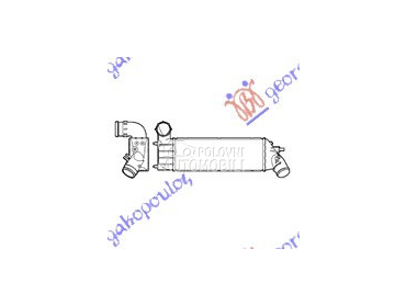 HLADNJAK INTERKULERA 2.0-2.2 H za Fiat Ulysse od 2002. do 2011. god.