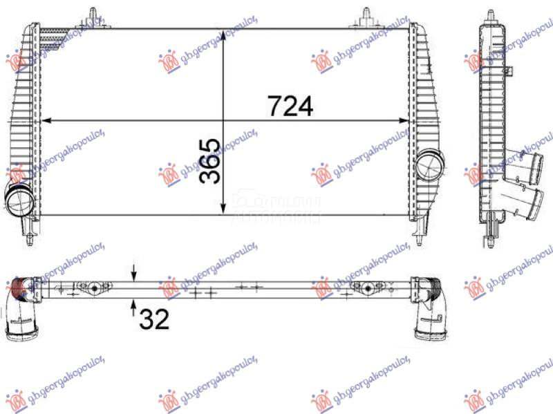 HLADNJAK INTERKULERA 2.2 DIZEL