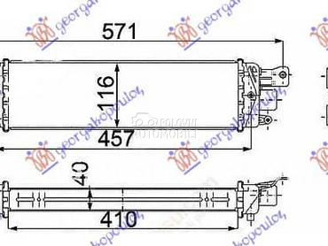 HLADNJAK INTERKULERA 1.3... za Fiat Albea od 2002. do 2005. god.