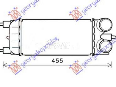 HLADNJAK INTERKULERA 1.6 HDi ( za Citroen C5 od 2008. do 2016. god.
