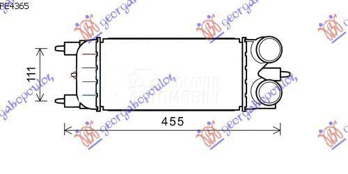 HLADNJAK INTERKULERA 1.6 HDi (