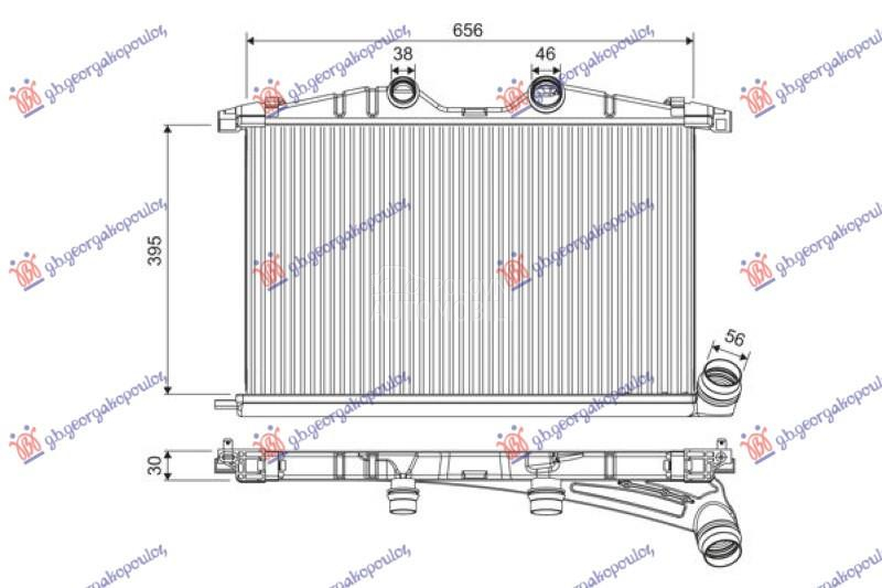 HLADNJAK INTERKULERA 2.2-3.0 D
