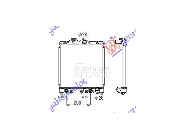 HLADNJAK MOTORA ZA SVE MODELE za Honda Civic od 1996. do 1999. god.