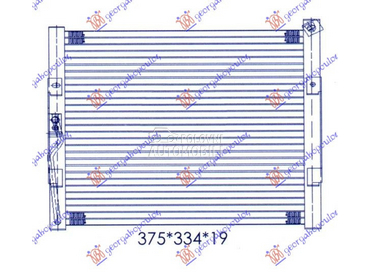 HLADNJAK KLIME BENZIN (330x330 za Honda Civic od 1992. do 1996. god.