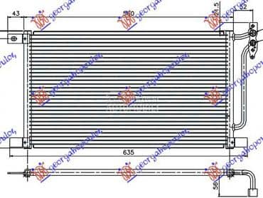 HLADNJAK KLIME DIZEL za BMW Serija 3 od 1999. do 2002. god.