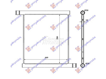 HLADNJAK MOTORA ZA SVE MODELE za Smart ForTwo od 2007. do 2012. god.